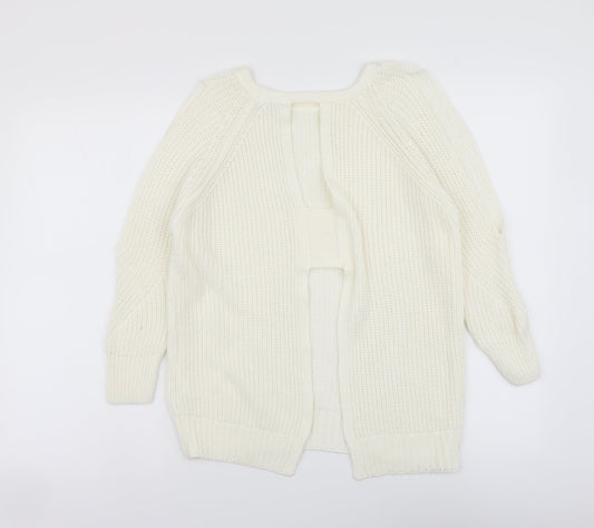 Womens UK Size 10 River Island Ivory Pullover Jumper