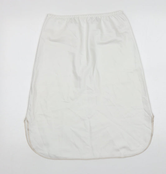 Womens UK Size 10 St Michael Pettiskirt Satin Skirt