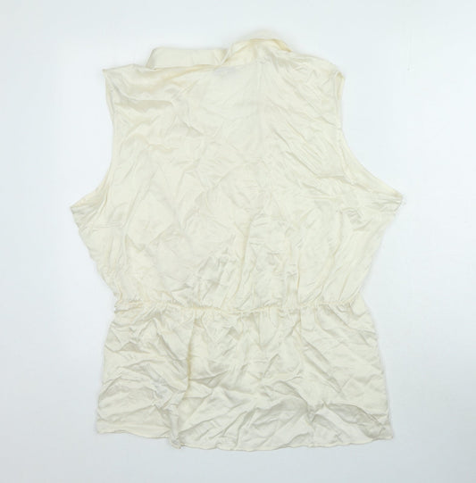Womens UK Size 20 NEXT Ivory Basic Blouse