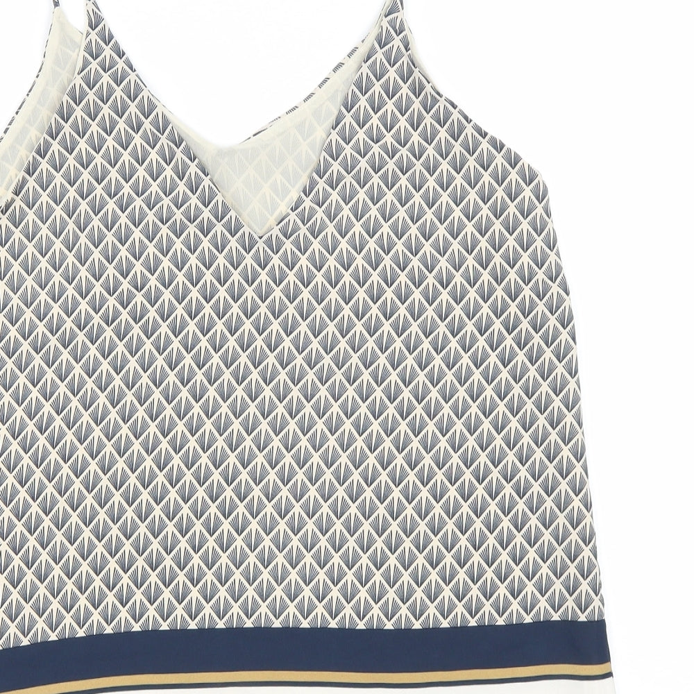 Womens UK Size 8 H&M Blue Camisole Tank