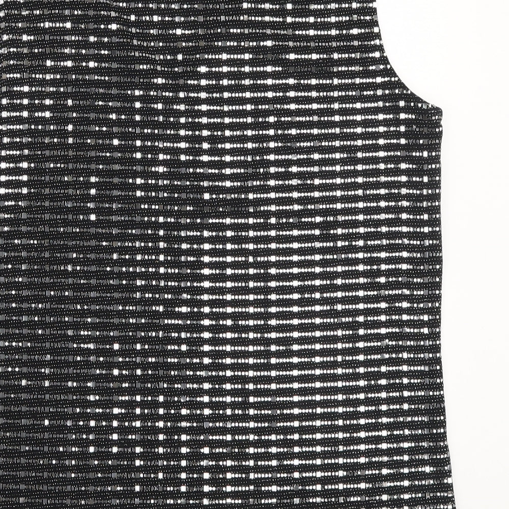 Womens UK Size M Wallis Black Basic Tank