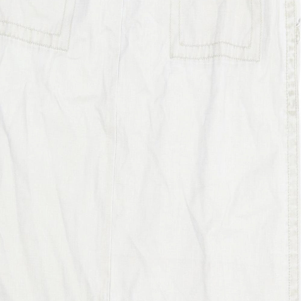 Womens UK Size 32 in Preworn A-Line Denim Skirt