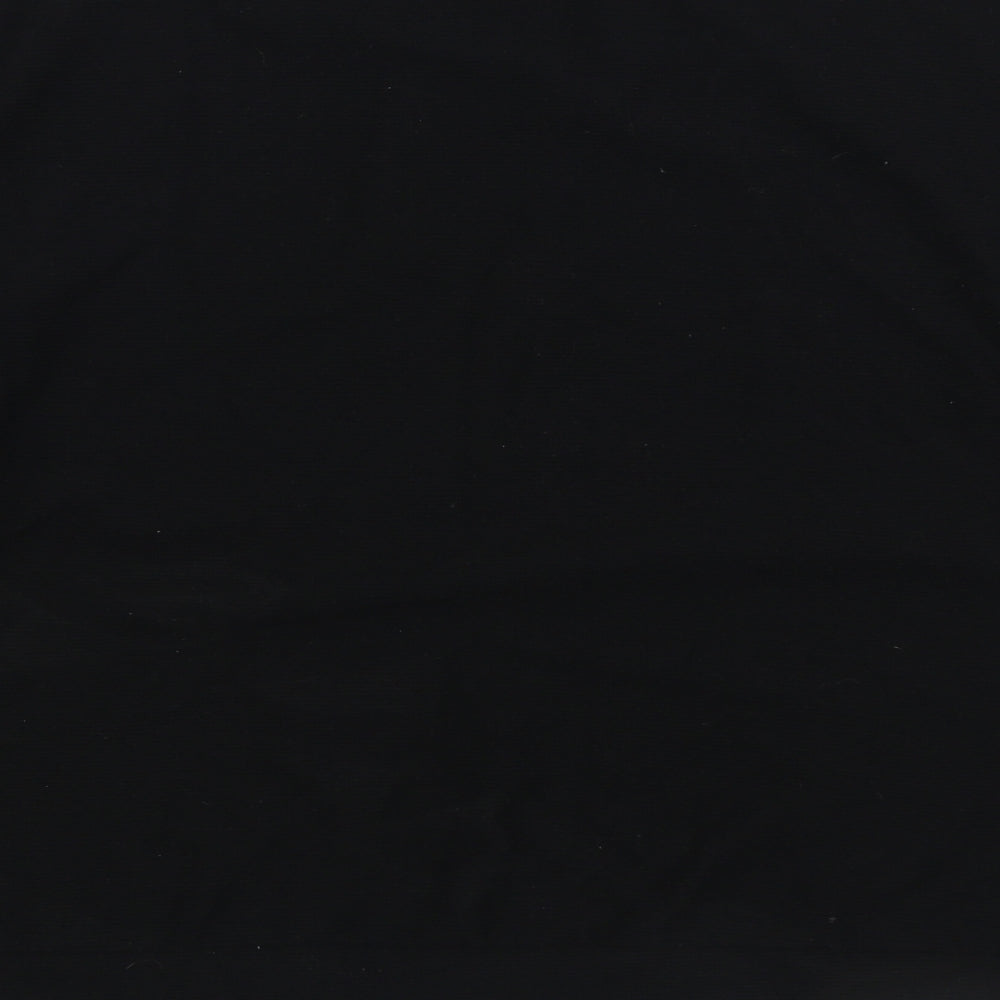 Nutmeg Womens Black Polyester Pullover Sweatshirt Size 12 Pullover