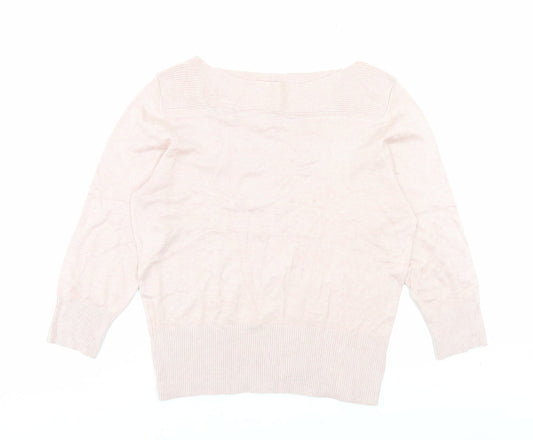 Womens UK Size 18 Roman Pink Pullover Jumper