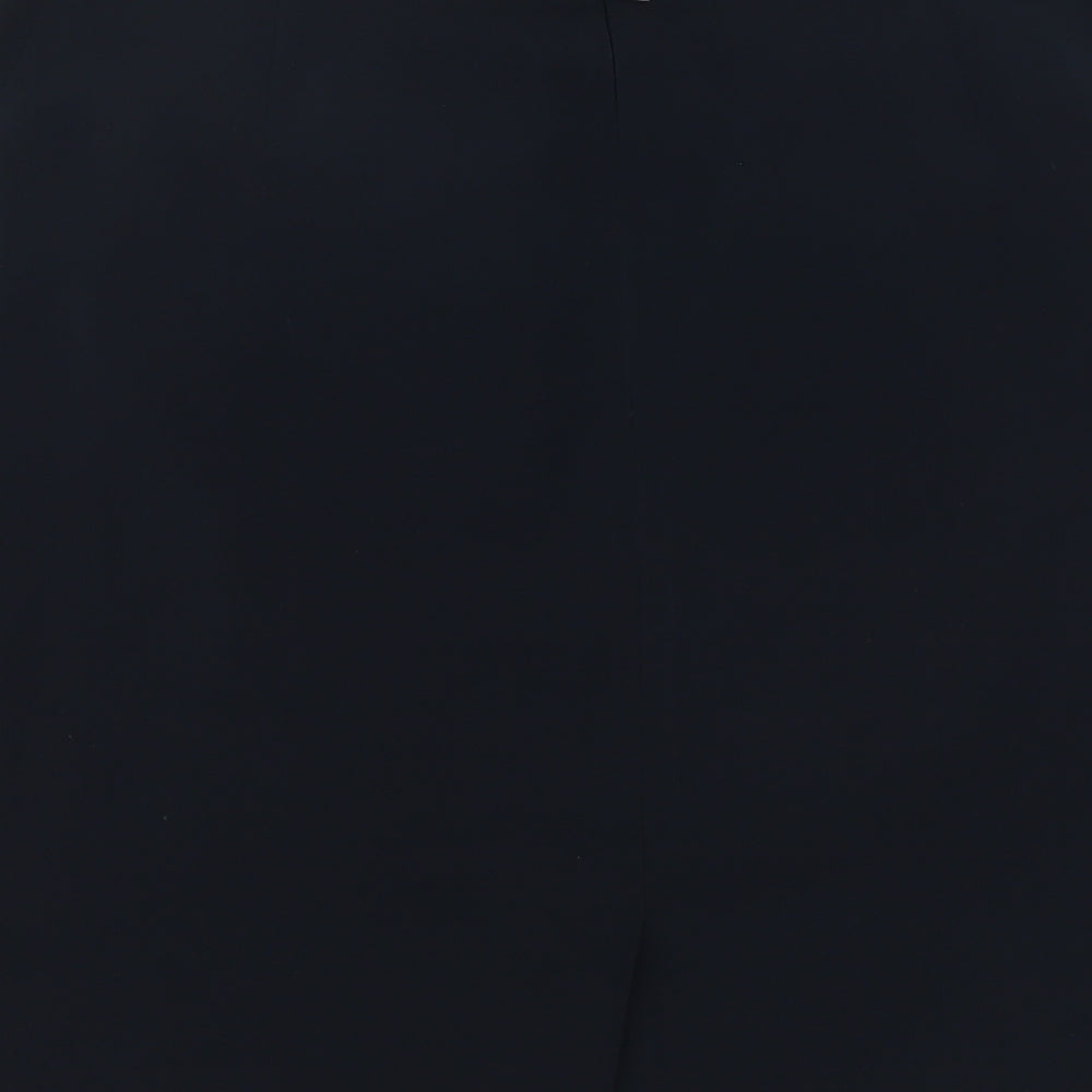 Kasper Womens Blue Polyester Mini Skirt Size 8 Zip