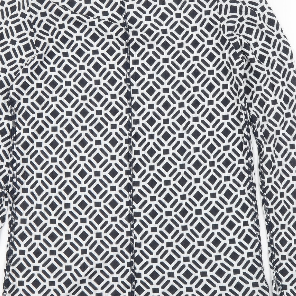 Womens UK Size 12 Marks and Spencer Blue Basic Blouse