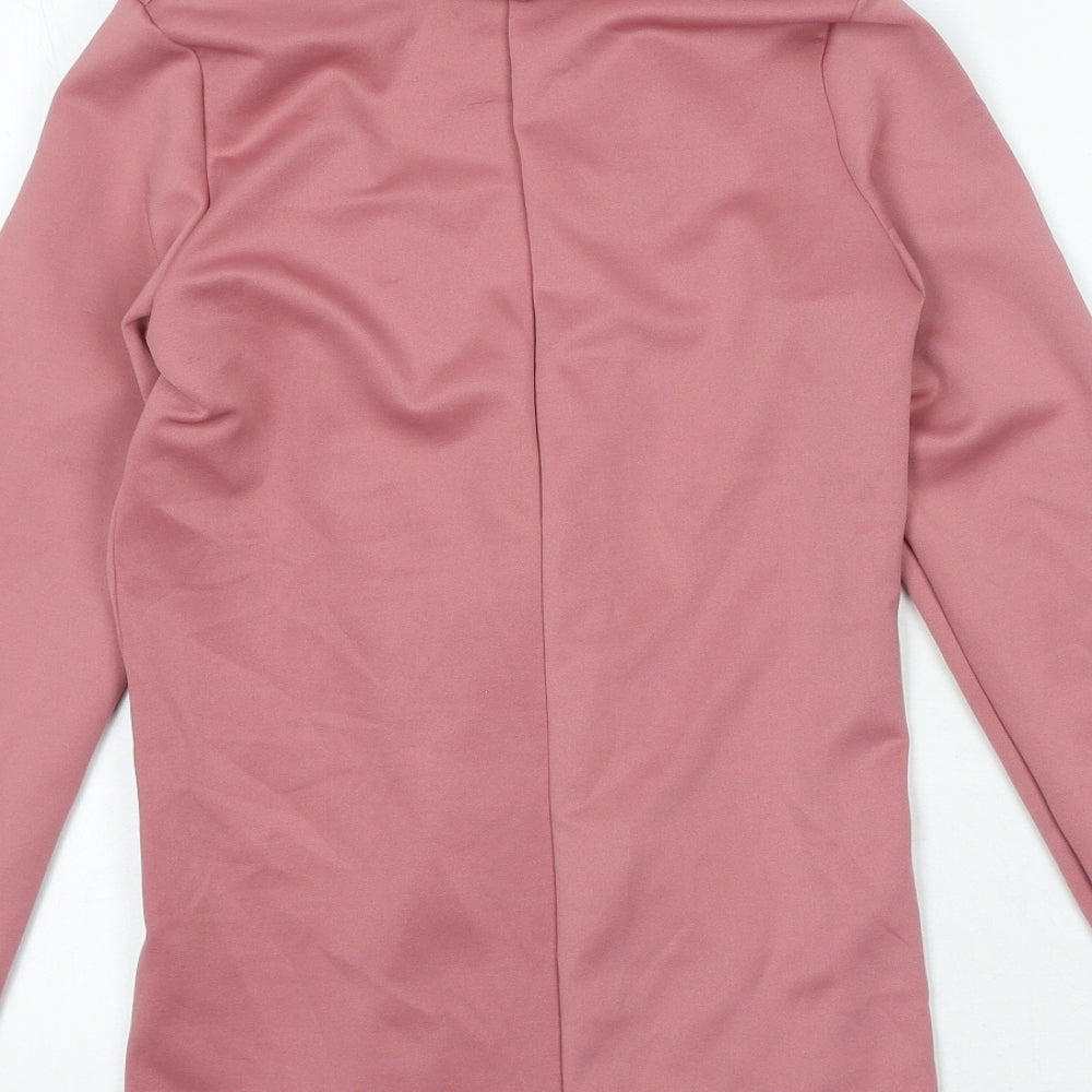 I SAW IT FIRST Womens Pink Jacket Blazer Size 6