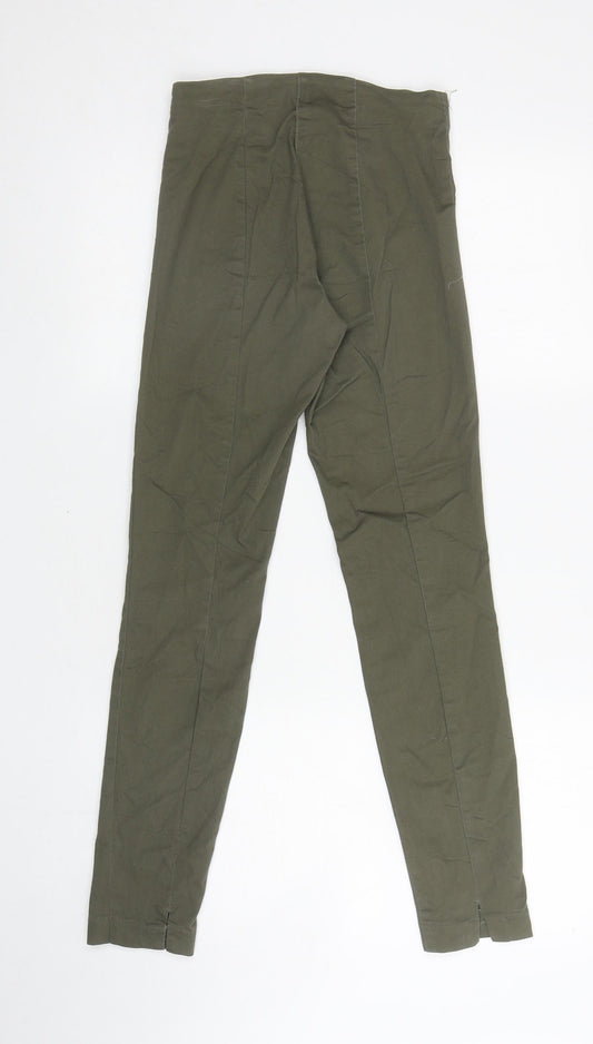 Womens UK Size 6 H&M Regular Fit Jegging Green Trousers