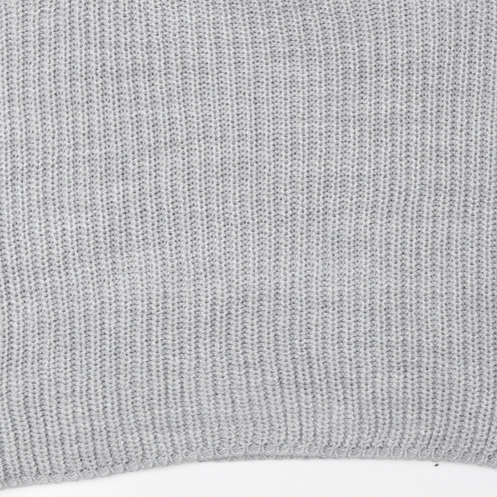 Womens UK Size M Boohoo Grey Pullover Jumper