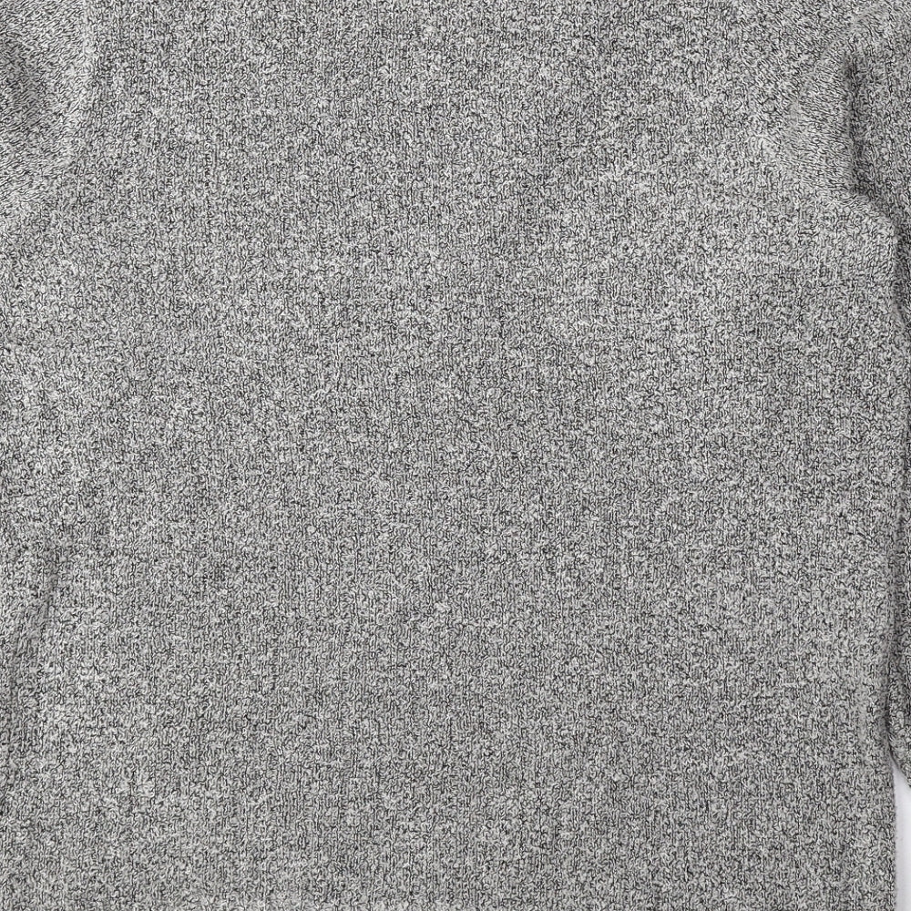 Womens UK Size 10 Preworn Grey Pullover Jumper