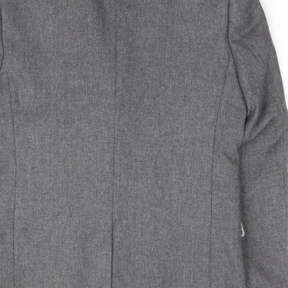 Mens UK Size 42 Racing Green Regular Grey Suit Jacket