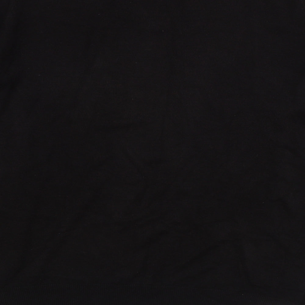 Marks and Spencer Mens Brown V-Neck Acrylic Pullover Jumper Size XL