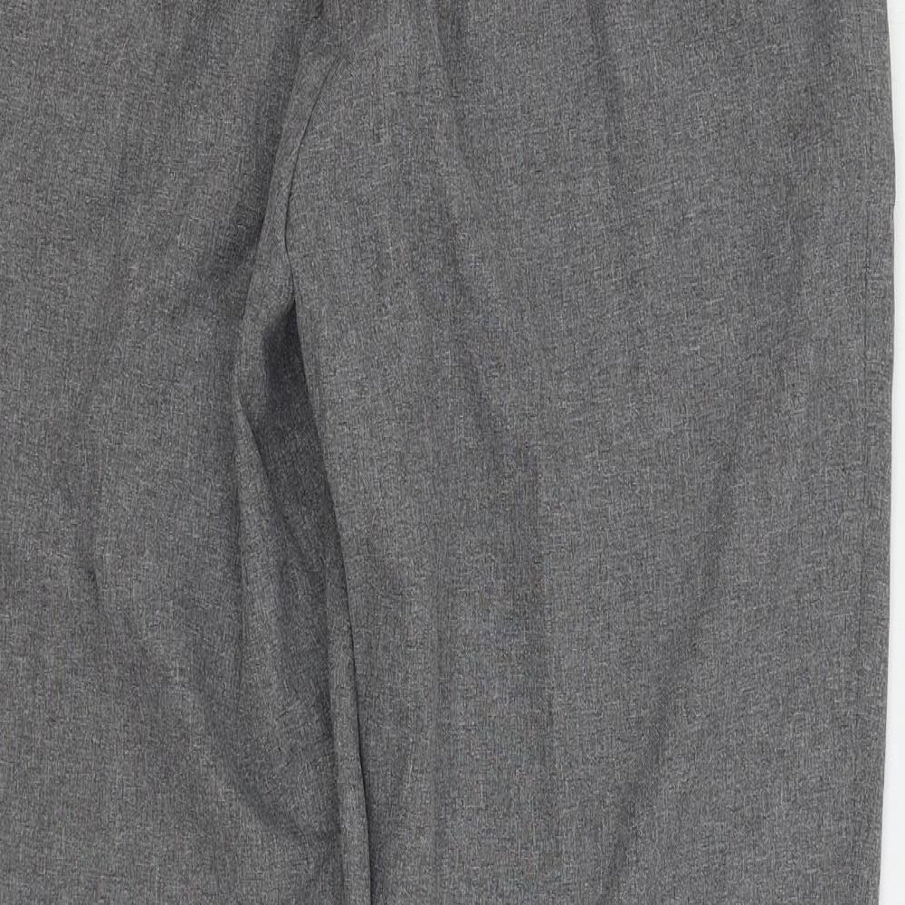 Womens UK Size 18 Mia Moda Regular Fit Grey Trousers