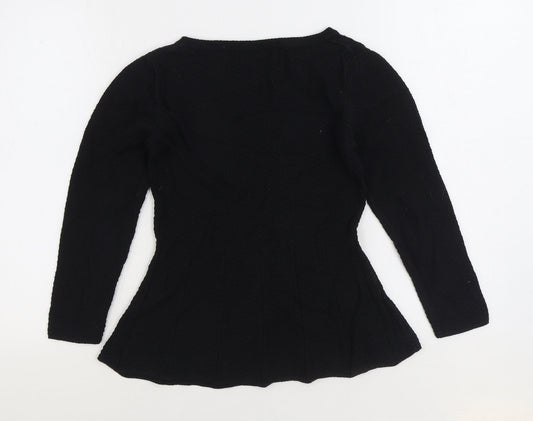 Womens UK Size 6 NEXT Black Pullover Jumper
