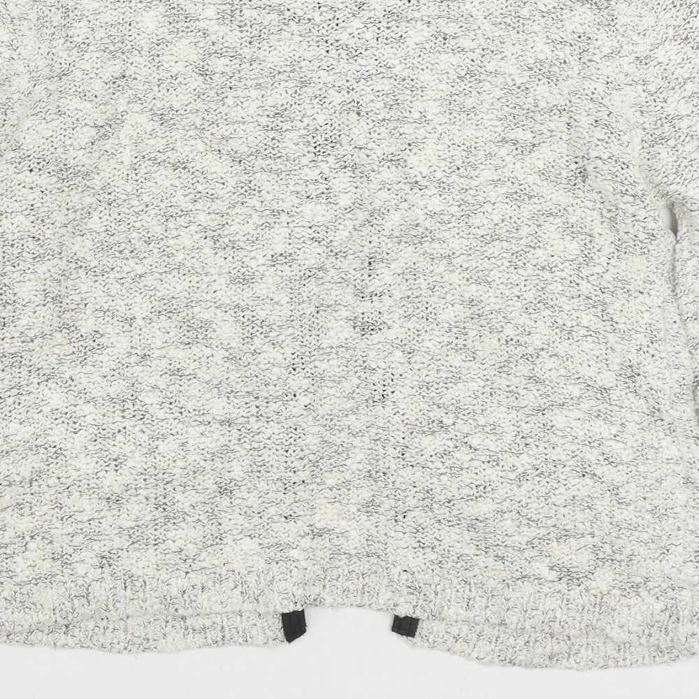Womens UK Size 12 South Grey Cardigan Jumper