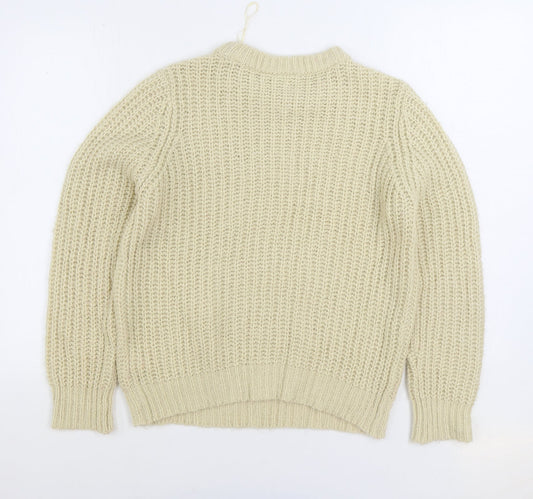 Womens UK Size S Saint Tropez Ivory Pullover Jumper