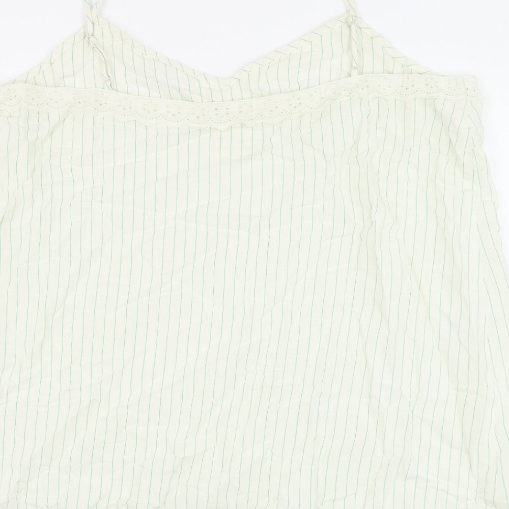 Womens UK Size 20 Marks and Spencer White Camisole Tank