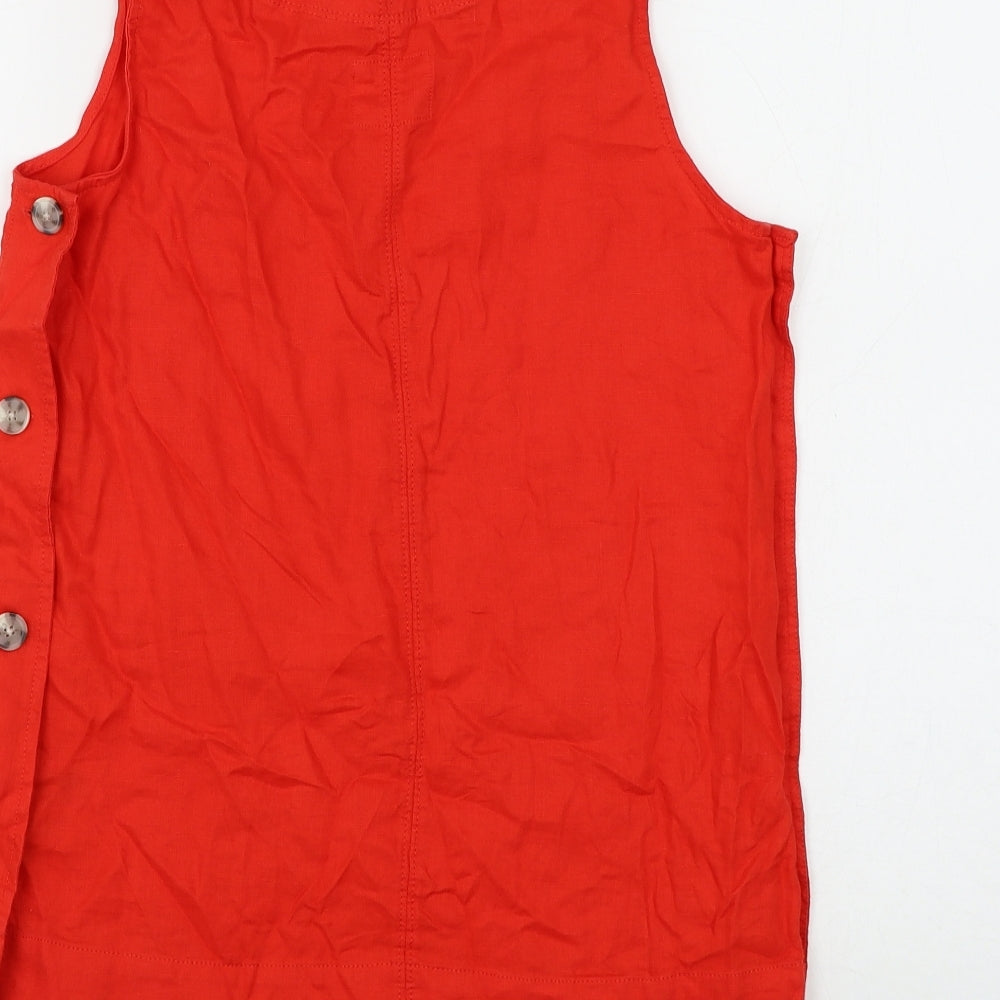 Womens UK Size 6 Marks and Spencer Red Basic Tank