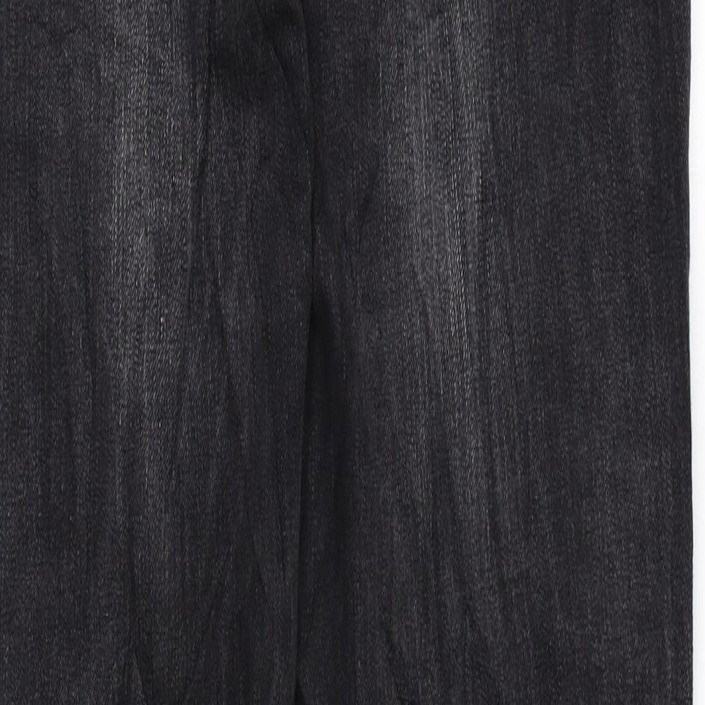 La Redoute Womens Black Cotton Skinny Jeans Size 10 L31 in Regular Zip
