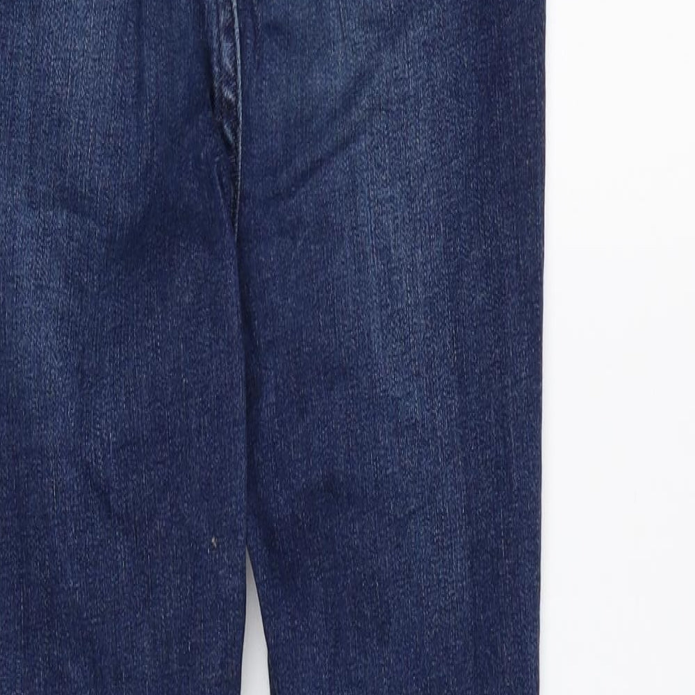 Quiz Womens Blue Cotton Skinny Jeans Size 6 L27 in Regular Zip