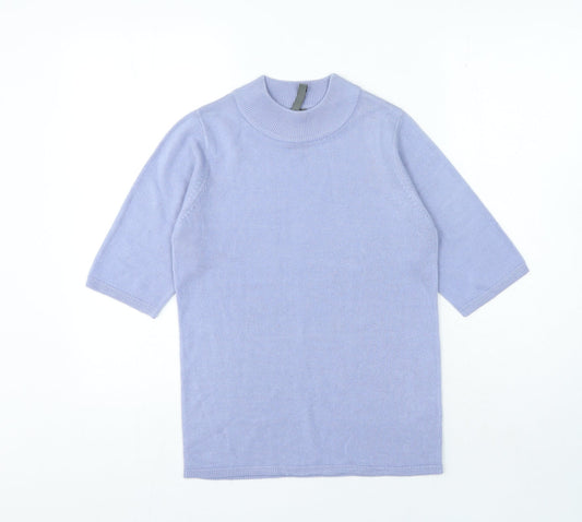 Womens UK Size 8 Originals Blue Basic T-Shirt