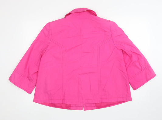 Womens UK Size 14 Marks and Spencer Pink Jacket