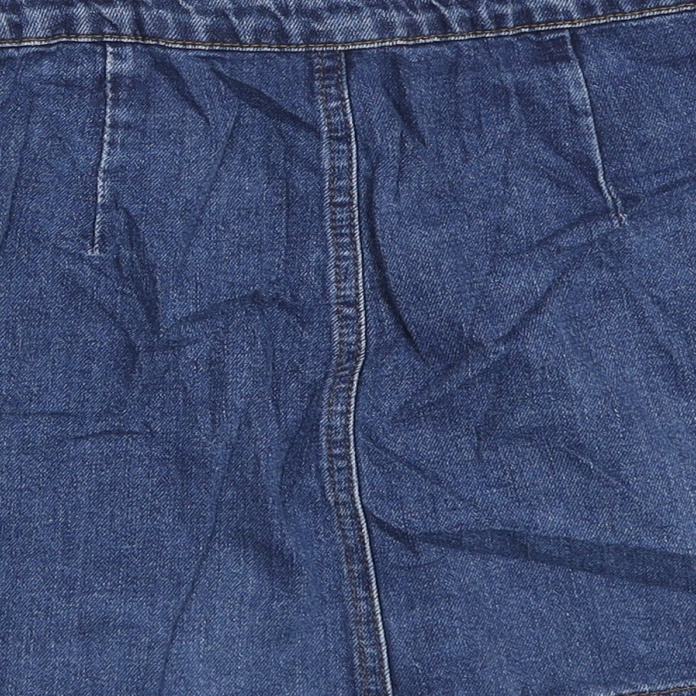 Womens UK Size 26 in Topshop A-Line Denim Skirt