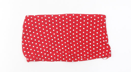 Womens UK Size 8 Missguided Red Cropped Tank