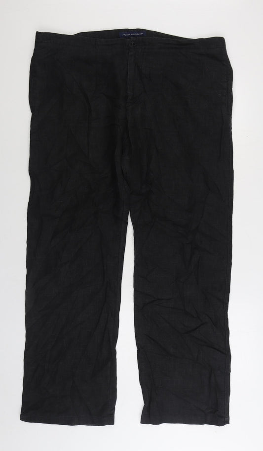 Womens UK Size 36 in French Connection Regular Fit Black Trousers