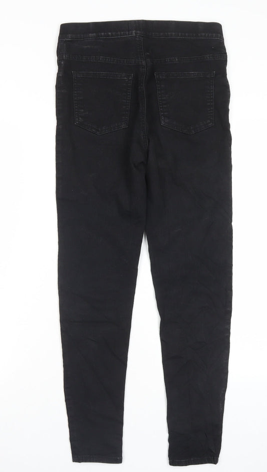 Womens UK Size 10 Marks and Spencer Regular Fit Jegging Black Trousers