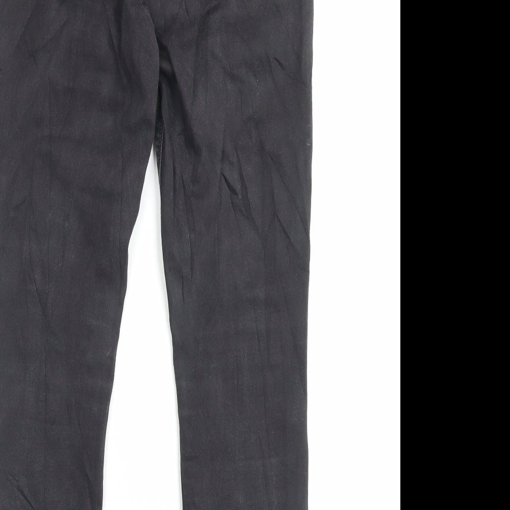 Womens UK Size 12 Papaya Regular Fit Skinny Grey Jeans