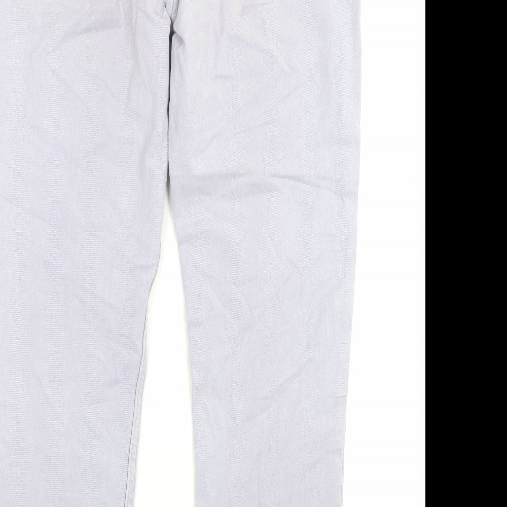 Womens UK Size 12 Marks and Spencer Regular Fit Straight Purple Jeans