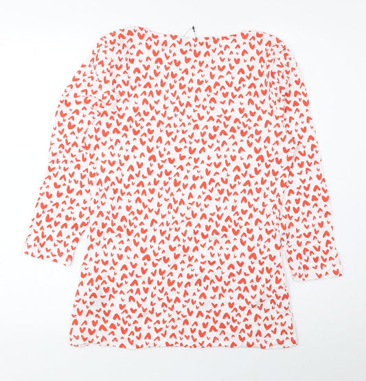 Womens UK Size 10 Marks and Spencer Red Basic Blouse