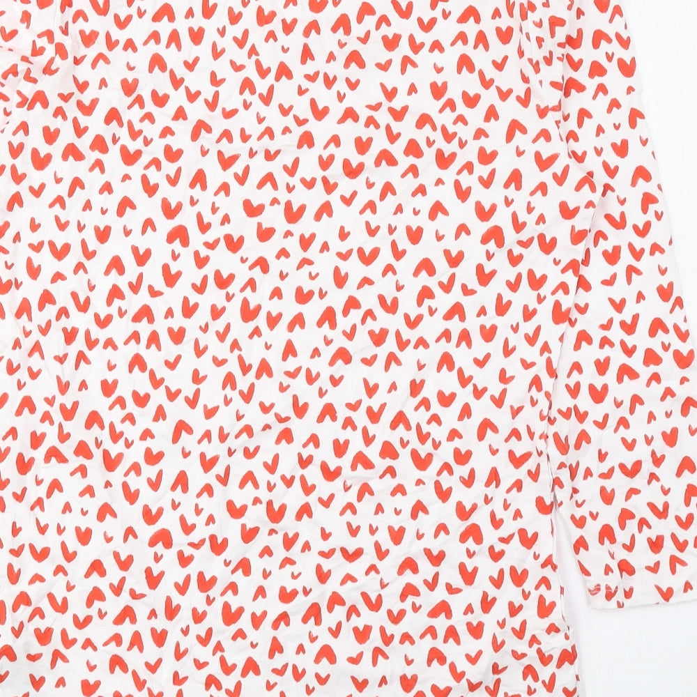 Womens UK Size 10 Marks and Spencer Red Basic Blouse