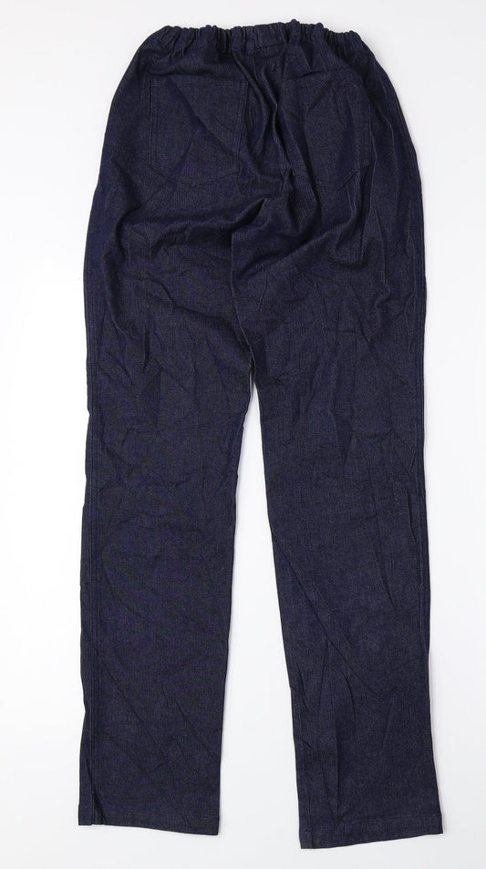 Womens UK Size XL Preworn Regular Fit Tapered Blue Jeans
