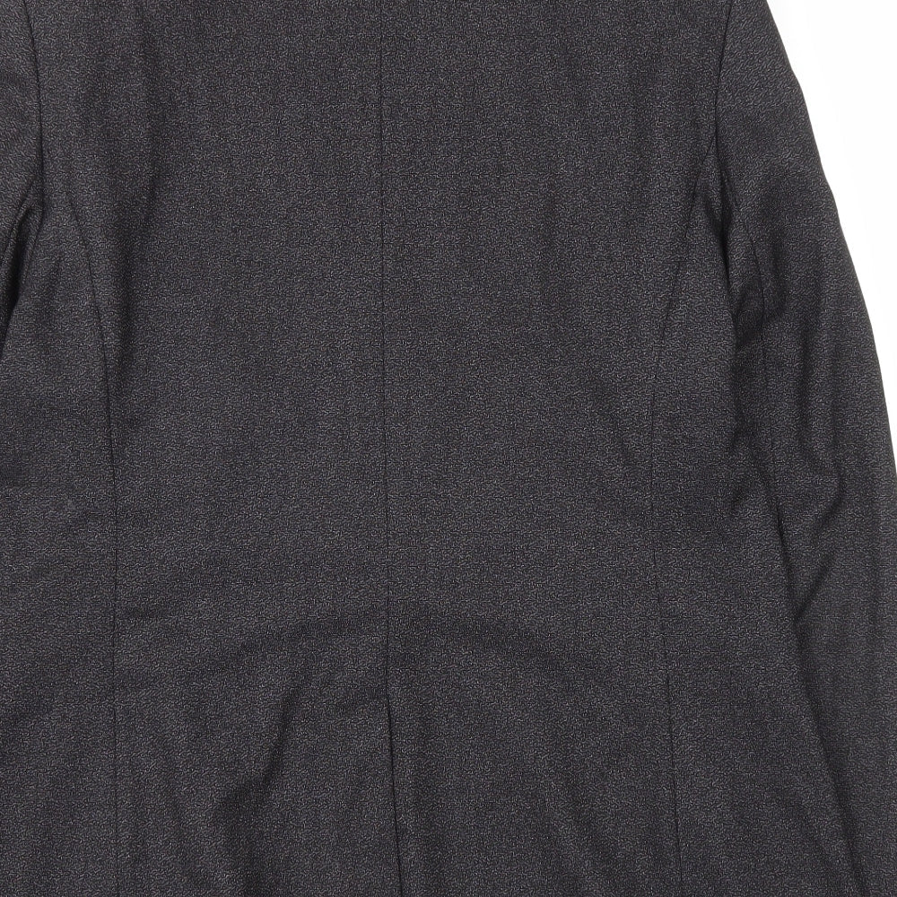 NEXT Womens Grey Polyester Jacket Blazer Size 14