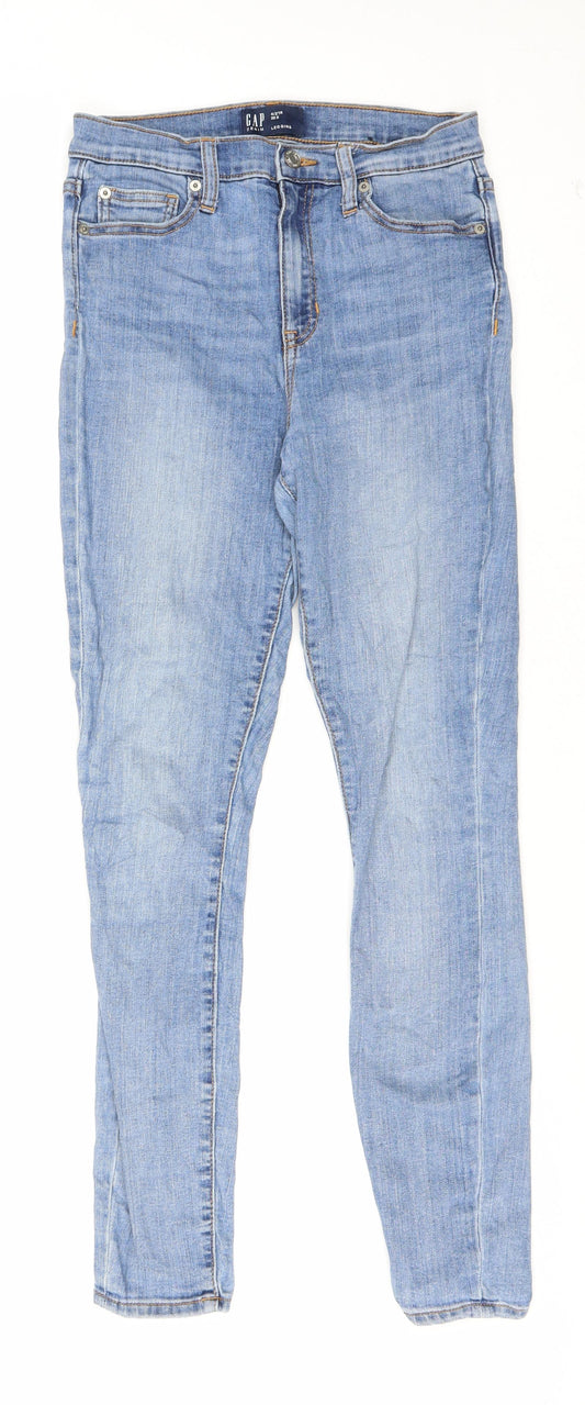 Womens UK Size 30 in Gap Regular Fit Skinny Blue Jeans