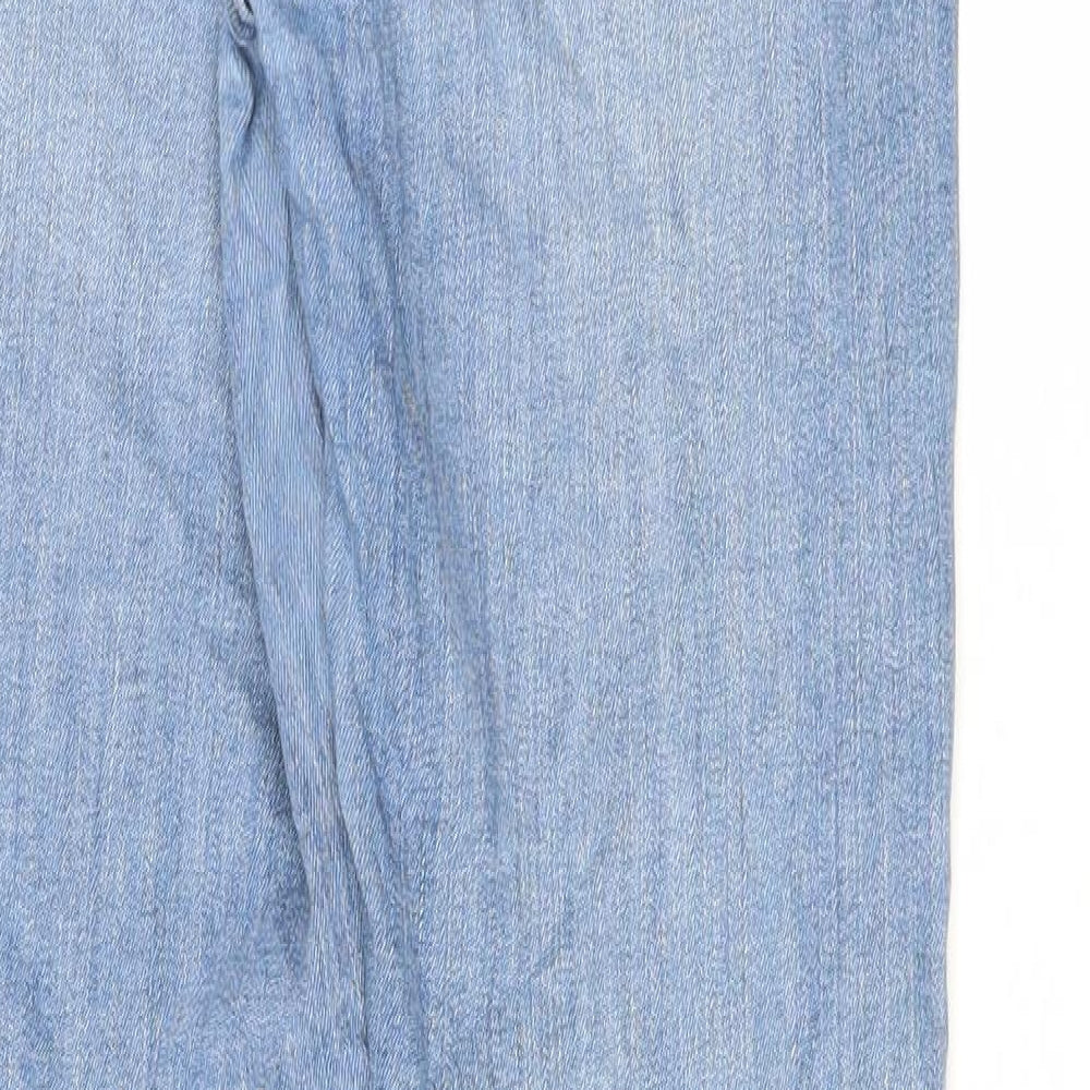 Gap Womens Blue Cotton Skinny Jeans Size 30 in L29 in Regular Zip