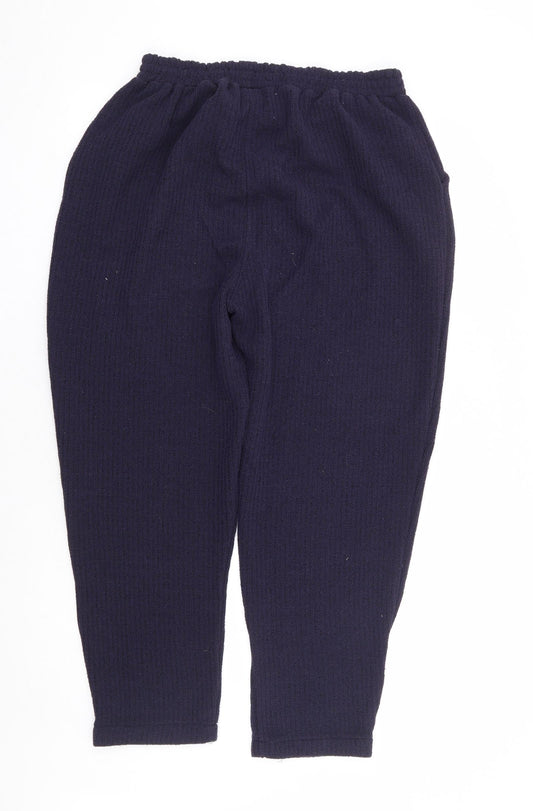 Womens UK Size 14 Berkertex Regular Fit Sweatpants Blue Trousers