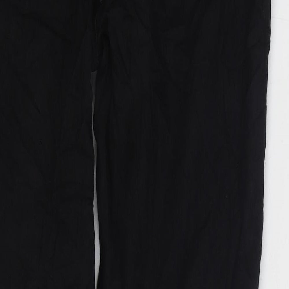 Denim & Co. Womens Black Cotton Jegging Jeans Size 8 L28 in Regular Zip