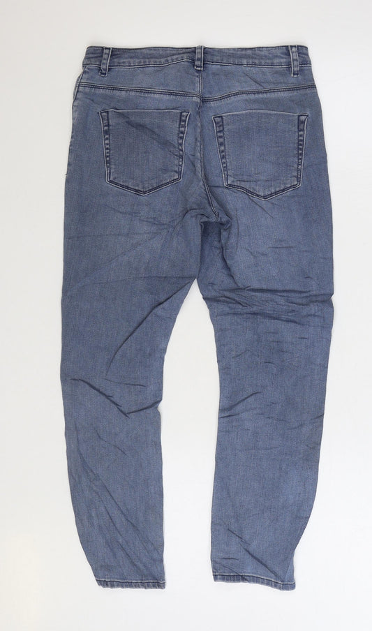 ASOS Mens Blue Cotton Skinny Jeans Size 26 in L28 in Regular