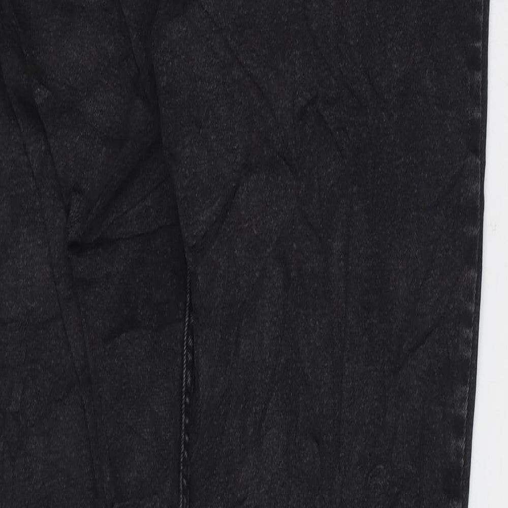 Womens UK Size M Pieces Regular Fit Skinny Black Jeans