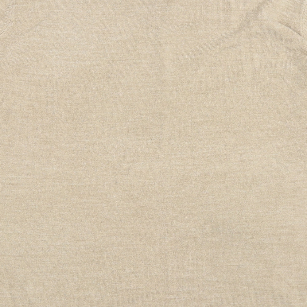 Womens UK Size M Bonmarche Beige Pullover Jumper