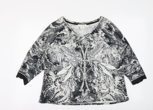 Womens UK Size M Betty Barclay Black Basic Blouse