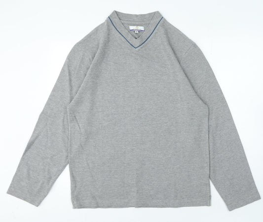 Mens UK Size M Avenue Grey Pullover Jumper