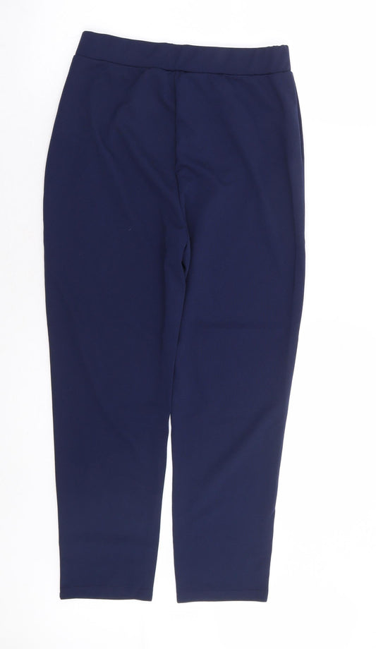 Womens UK Size M SheIn Regular Fit Blue Trousers