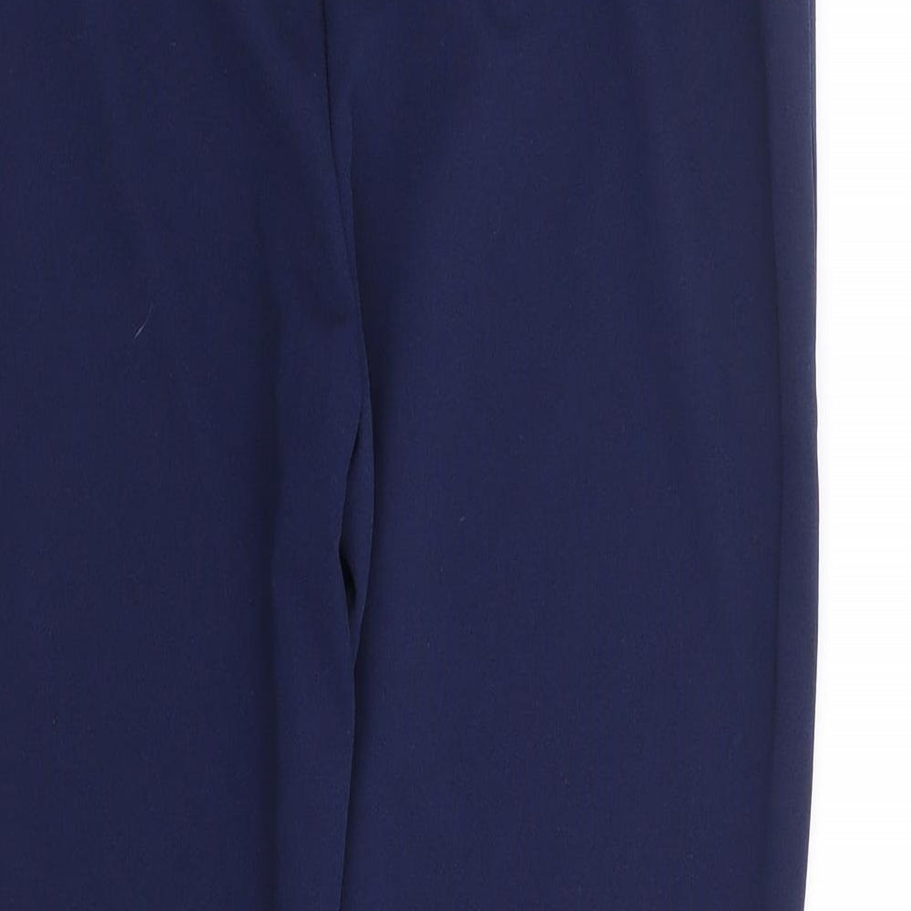 SheIn Womens Blue Polyester Trousers Size M L25 in Regular