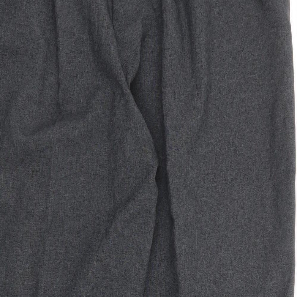 Womens UK Size 20 Mia Moda Regular Fit Grey Trousers