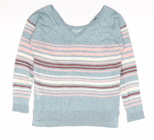Womens UK Size S Promod Multicoloured Pullover Jumper