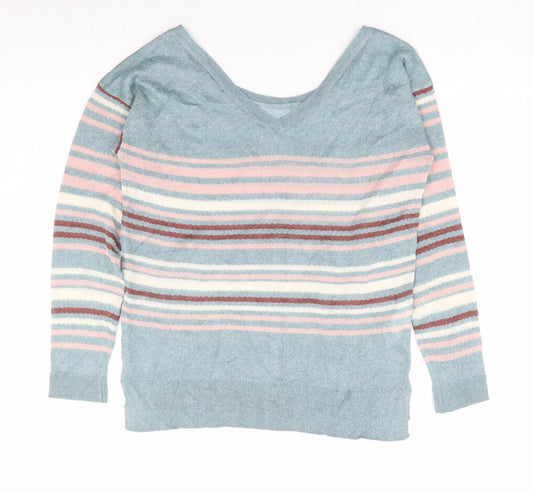Womens UK Size S Promod Multicoloured Pullover Jumper